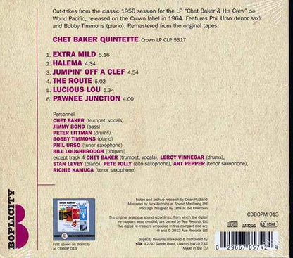 Chet Baker - Chet Baker Quintette (CD)