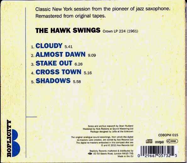 Coleman Hawkins - The Hawk Swings (CD)