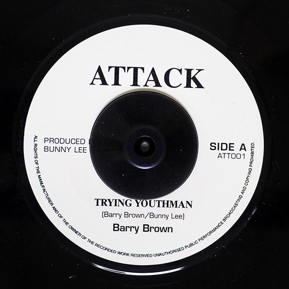 Barry Brown - Trying Youth Man  /  The Aggrovators - Version (7")