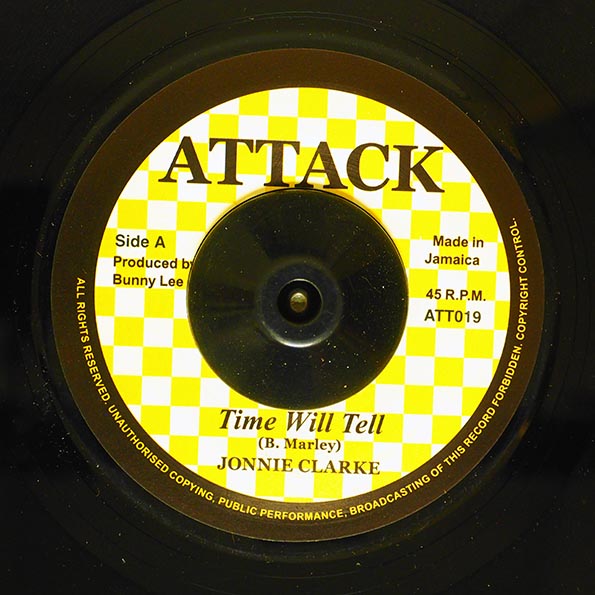 Johnny Clarke - Time Will Tell  /  The Aggrovators - Drums Of Africa (7")