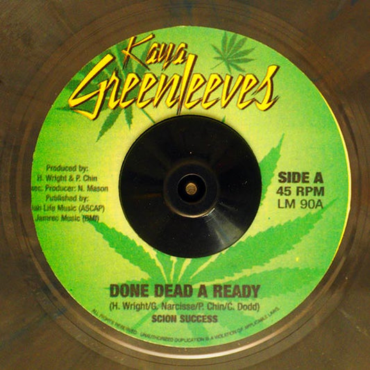 Scion Success - Done Dead A Ready  /  Version (rhythm: "Death In The Arena") (7")