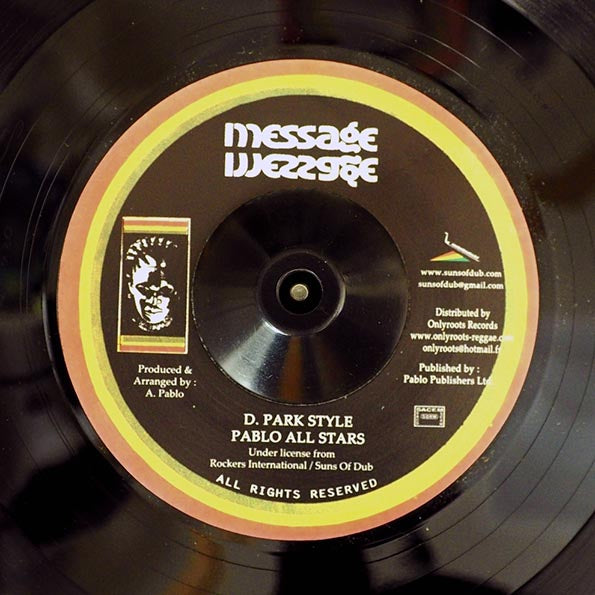 Hugh Mundell - Great Tribulation  /  Pablo All Stars - D Park Style (7")