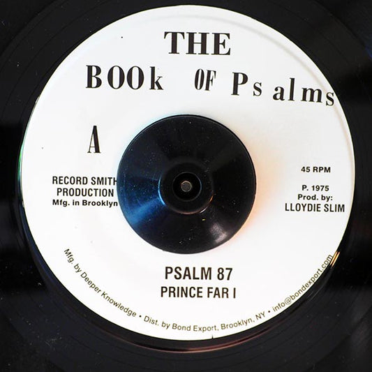 Prince Far I - Psalm 87  /  Black Oney - Festival 75 (7")