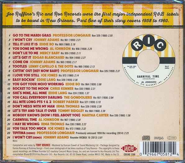 Various - You Talk Too Much: The Ric & Ron Story Volume 1 (CD)