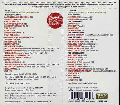 The Music Machine, Sean Bonniwell, The Raggamuffins - The Bonniwell Music Machine (49 tracks) (CD)