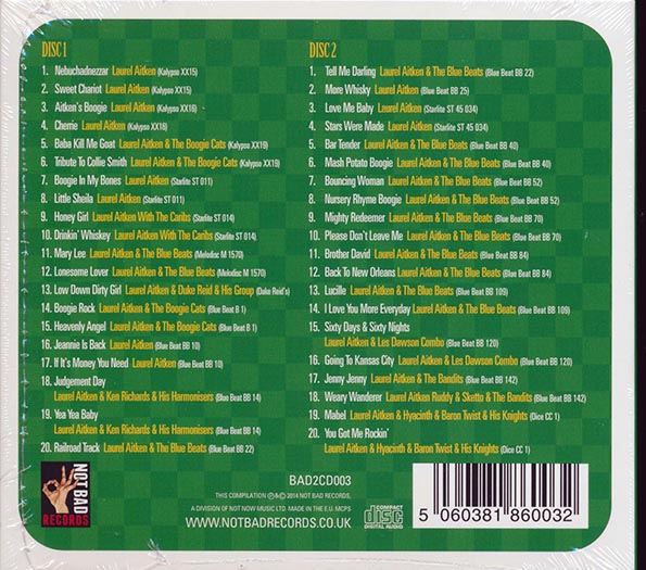 Laurel Aitken - The Singles Collection 1959-1962 (40 tracks) (CD)