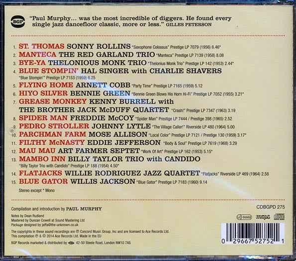 Various - Paul Murphy Presents The Return Of Jazz Club: Dancefloor Classics From The Original Jazz Dance DJ (CD)
