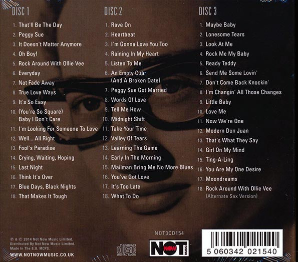 Buddy Holly & The Crickets - The Very Best Of Buddy Holly & The Crickets (54 tracks) (3xCD) (CD)