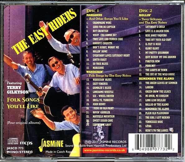 The Easy Riders, Terry Gilkyson - Folk Songs You'll Like (48 tracks) (CD)