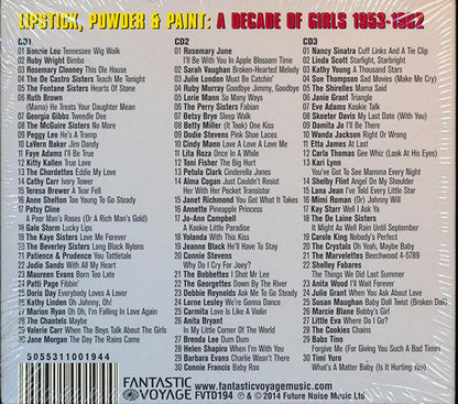 Various - Lipstick, Powder & Paint: A Decade Of Girls 1953-1962 (90 tracks) (CD)