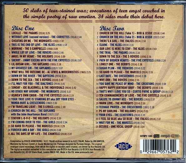 Various - Music City Vocal Groups: Greasy Love Songs Of Teenage Romance, Regret, Hope And Despair (50 tracks) (CD)