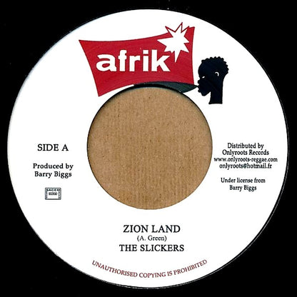 Slickers - Zion Land  /  Slickers - Well Dread (7")