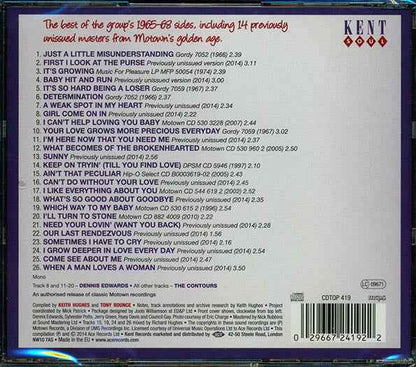 The Contours, Dennis Edwards - Just A Little Misunderstanding: Rare And Unissued Motown 1965-68 (CD)