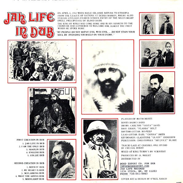 Scientist, The Roots Radics - Jah Life In Dub (LP)