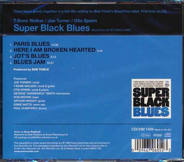 T-Bone Walker, Joe Turner, Otis Spann - Super Black Blues (CD)