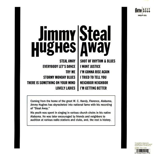 Jimmy Hughes - Steal Away (180g) (LP)
