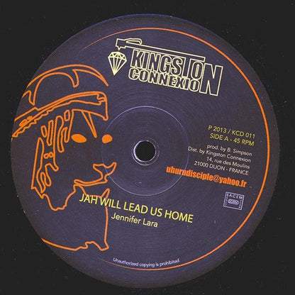 Jennifer Lara - Jah Will Lead Us Home  /  Hammer All Stars - Extended Dub Version (10", 12")