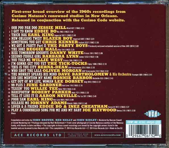 Various - Cracking The Cosimo Code: 60s New Orleans R & B And Soul (CD)