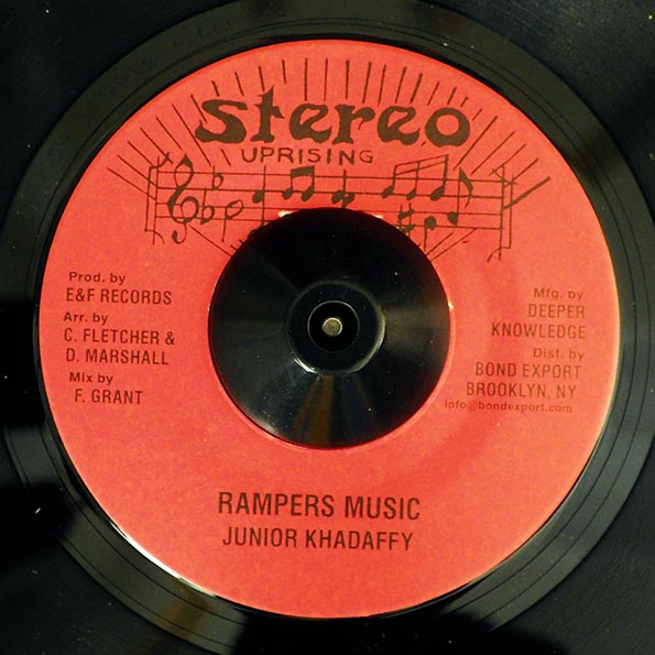Jr. Khadaffy - Rampers Music  /  Version (7")