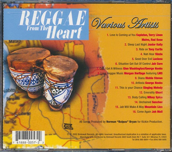 Capleton, Jah Cure, Luciano, Etc - Reggae From The Heart (CD)