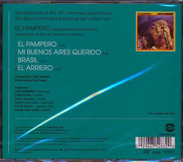 Gato Barbieri - El Pampero (CD)