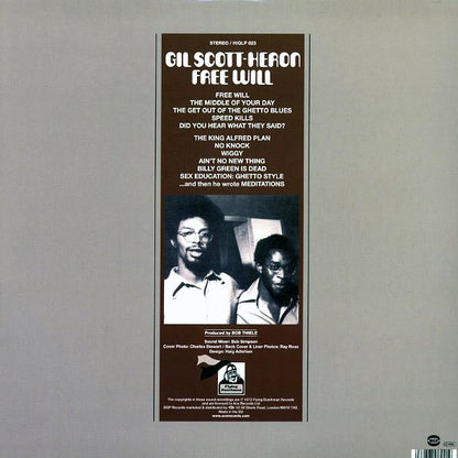Gil Scott-Heron - Free Will (LP)