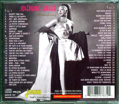 Josephine Baker - Remembering (57 tracks) (CD)