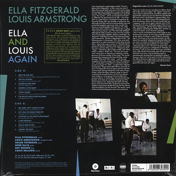 Ella Fitzgerald, Louis Armstrong - Ella & Louis Again (LP) - PureSound Records