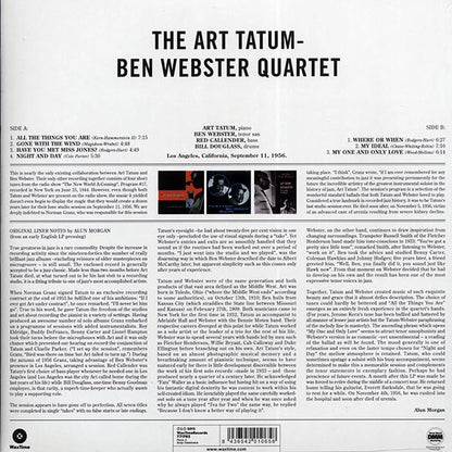 Art Tatum, Ben Webster - Art Tatum-Ben Webster Quartet (ltd. ed.) (180g) (LP) - PureSound Records