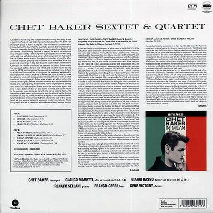 Chet Baker - Sextet & Quartet: Chet Baker In Milan (+bonus track) (LP) - PureSound Records