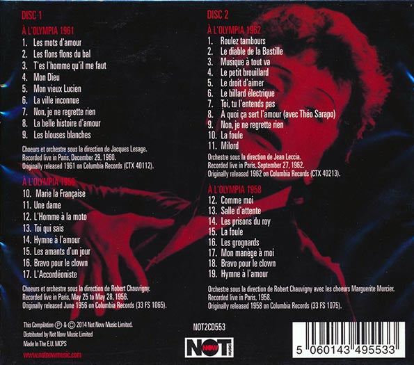 Edith Piaf - At The Paris Olympia (36 tracks) (CD)