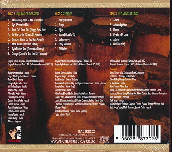 Babatunde Olatunji - Rhythms Of Africa (21 tracks) (CD)