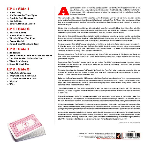 Ace - The Very Best Of Ace (2xLP) (180g) (LP) - PureSound Records