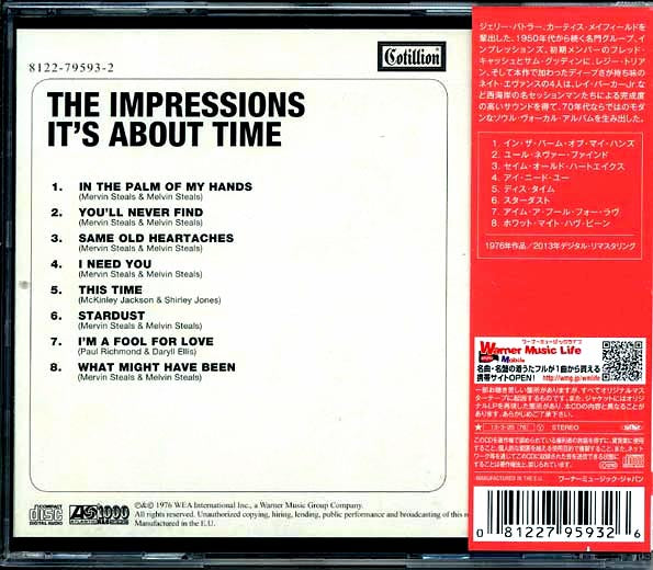 The Impressions - It's About Time (ltd. ed.) (remastered) (CD)
