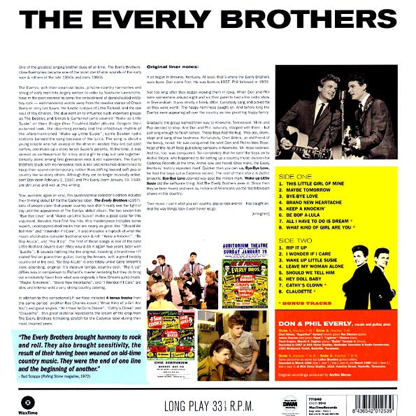 The Everly Brothers - The Everly Brothers (+4 bonus tracks) (LP)
