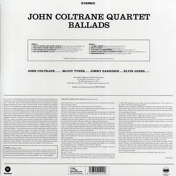John Coltrane Quartet - Ballads (+bonus track) (ltd. ed.) (180g) (LP) - PureSound Records