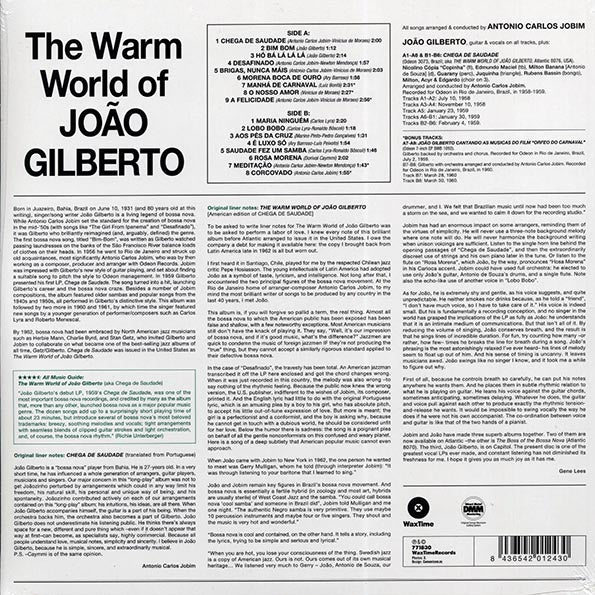 Joao Gilberto - The Warm World Of Joao Gilberto (+5 bonus tracks) (ltd. ed.) (LP) - PureSound Records