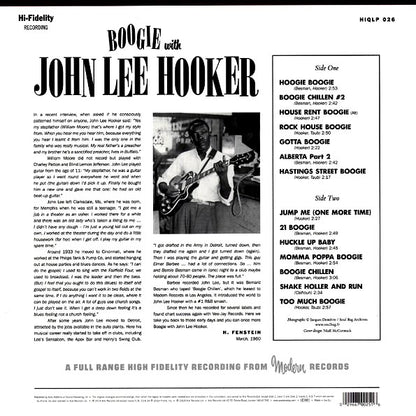 John Lee Hooker - Boogie With John Lee Hooker (LP)