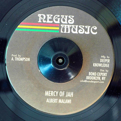 Albert Malawi - Mercy Of Jah  /  Version (7")