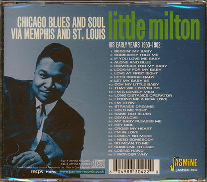 Little Milton - Chicago Blues And Soul Via Memphis And St. Louis: His Early Years 1953-1962 (CD)