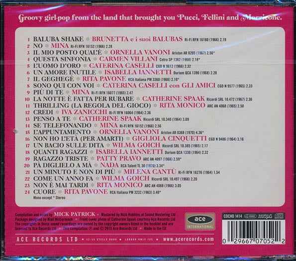 Various - Ciao Bella! Italian Girl Singers Of The 60s (CD)