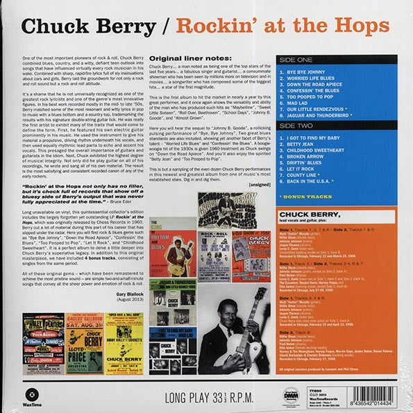 Chuck Berry - Rockin' At The Hops (ltd. ed.) (LP) - PureSound Records