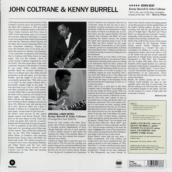 John Coltrane, Kenny Burrell - John Coltrane & Kenny Burrell (+bonus track) (ltd. ed.) (180g) (LP) - PureSound Records