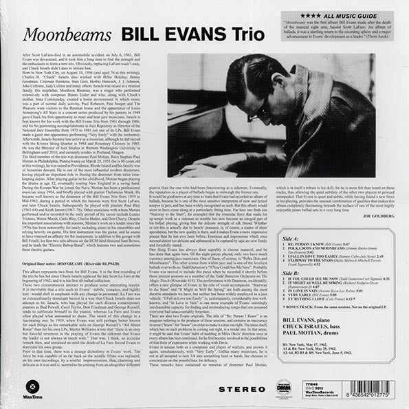 Bill Evans Trio - Moonbeams (ltd. ed.) (180g) (LP) - PureSound Records