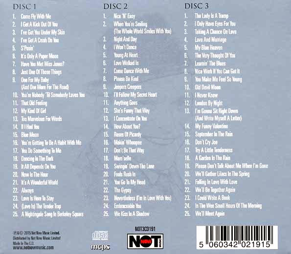 Frank Sinatra - The Platinum Collection: 75 Original Classics (75 tracks) (3xCD) (CD)