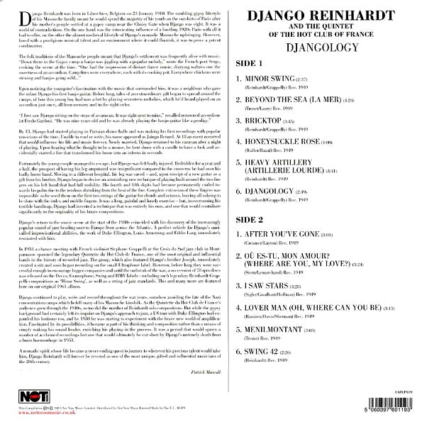 Django Reinhardt & Quintet Of The Hot Club Of France - Djangology (LP) - PureSound Records