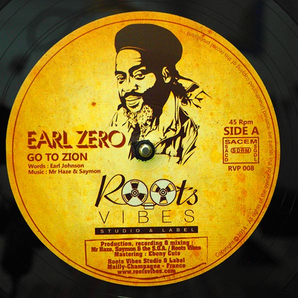 Earl Zero - Go To Zion (Extended Mix)  /  Nam - Zion Blood (12")