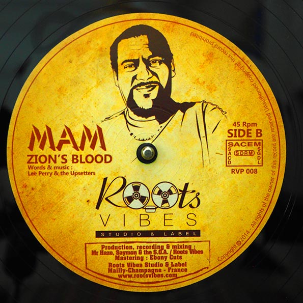 Earl Zero - Go To Zion (Extended Mix)  /  Nam - Zion Blood (12")