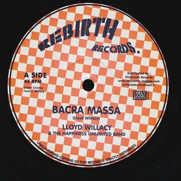 Lloyd Willacy - Bacra Massa (Extended Mix)  /  Lloyd Willacy - More Than Tongues (12")