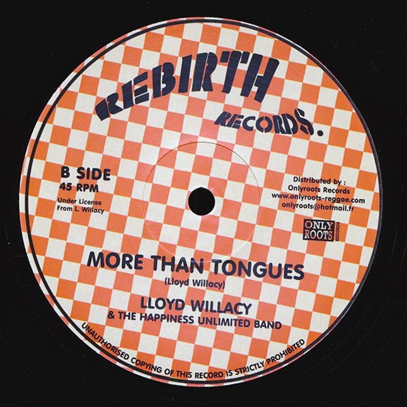 Lloyd Willacy - Bacra Massa (Extended Mix)  /  Lloyd Willacy - More Than Tongues (12")